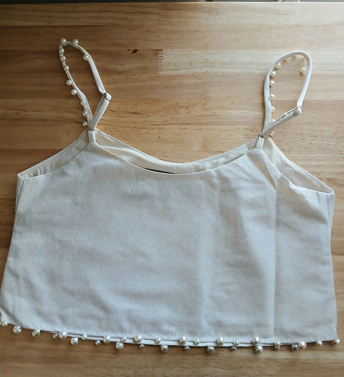 Sleeveless Cropped Camisole Top
