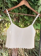 Sleeveless Cropped Camisole Top