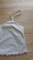 Sleeveless Cropped Camisole Top